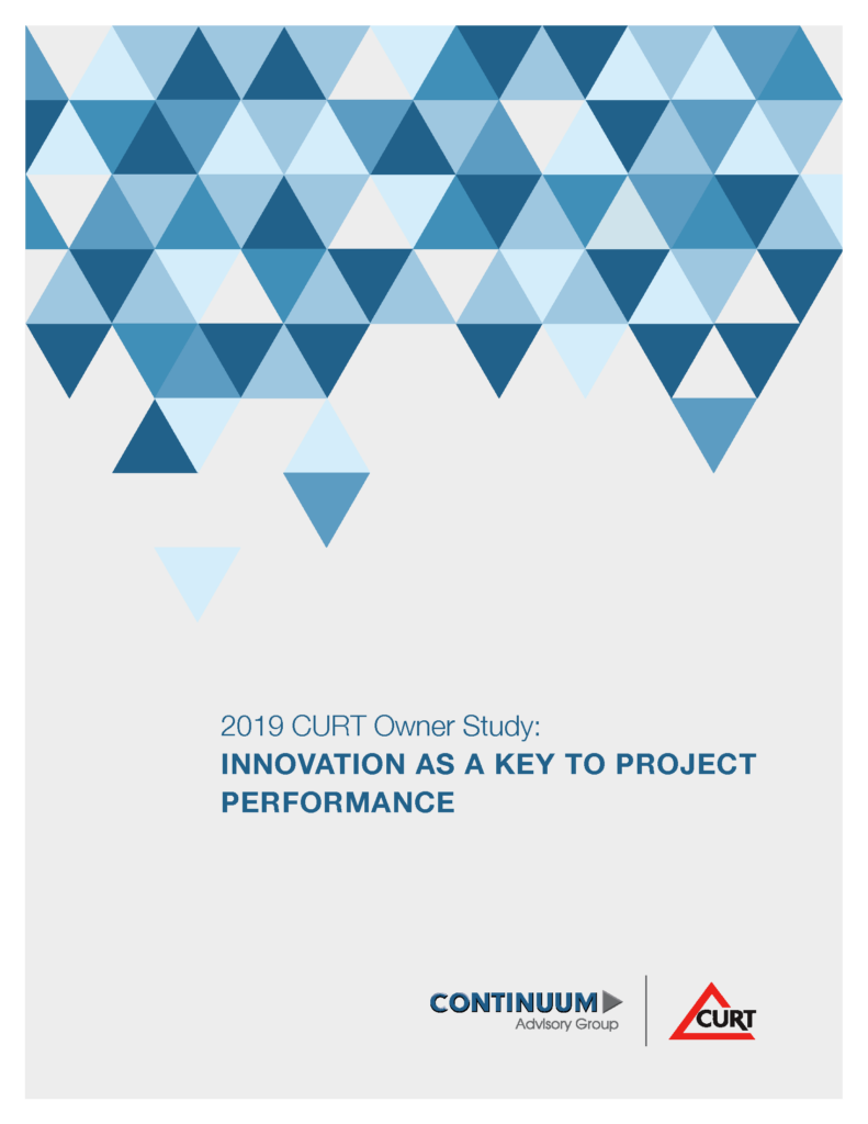2019 CURT Owner Study: Innovation As a Key to Project Performance